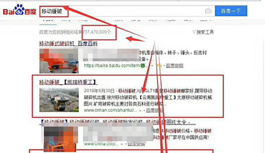 點擊查看“移動錘破”關鍵詞優(yōu)化上線案例